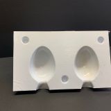 Double egg candle mould