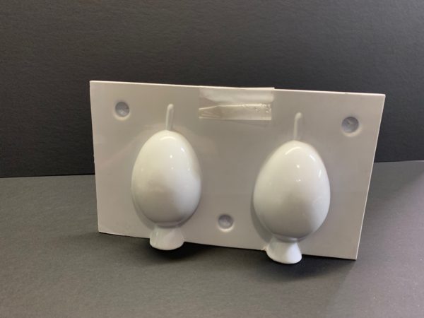 Double egg candle mould
