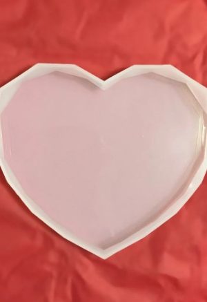 Rhombus heart silicone mould