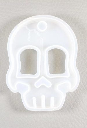 Skull keychain silicone mould