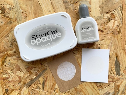 StazOn Opaque Cotton White - Permanent Solvent Ink Kit – Honey Bee Stamps