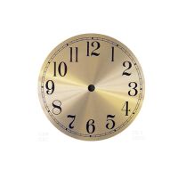 Clock Dial 150mm Arabic Gold