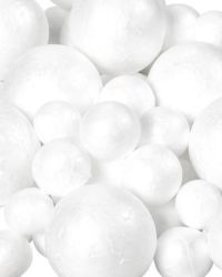 Polystyrene Balls Assorted (40 Piece)