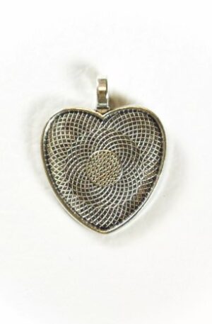 Heart pendant silver