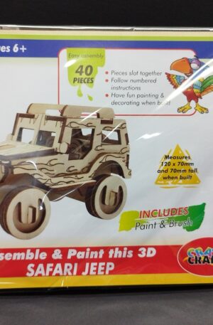 Safari Jeep 3D puzzle
