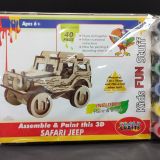Safari Jeep 3D puzzle