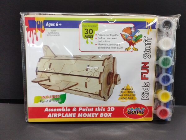 Airplane 3D wooden puzzle