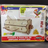 Airplane 3D wooden puzzle