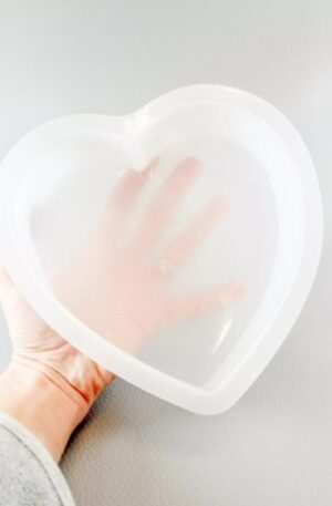 Large heart shape silicone mould