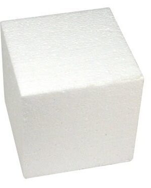 Polystyrene cube