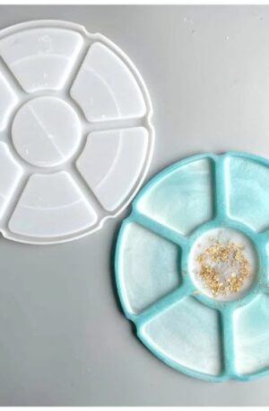 Round palette silicone mould