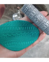 Clay Texture Roller – Christmas Pattern XMASR003
