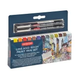 Derwent Line and Wash Paint Pan set boxed