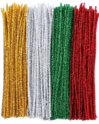 Festive Chenille Sticks 45pce