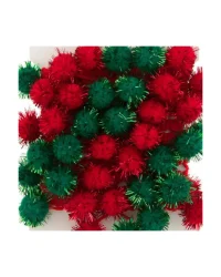 Pom Poms Small Metallic – Crazy Crafts