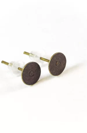 Bronze Stud earrings extra small