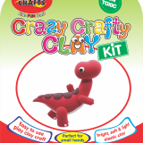 Crazy Craft Clay Kit Red the Dino