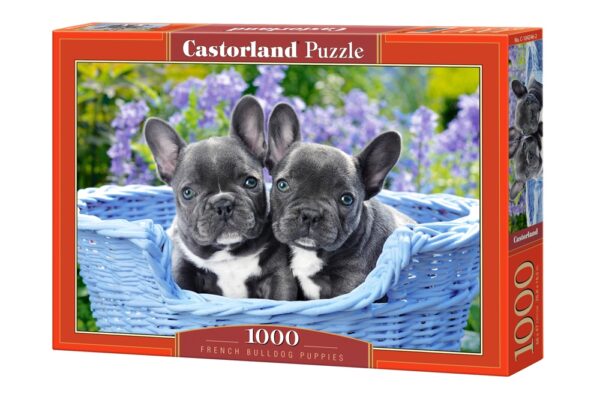 French Bulldog Puppies 1000 Piece Puzzle Box