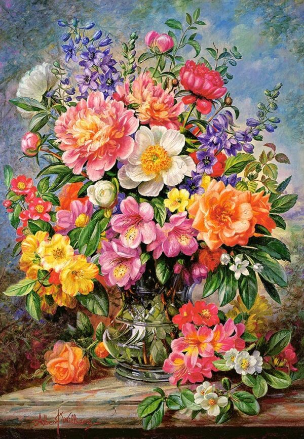 June Flowers in Radiance Puzzle Image