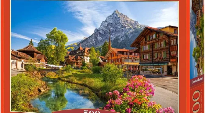 Kandersteg, Switzerland Castorland 500 piece puzzle