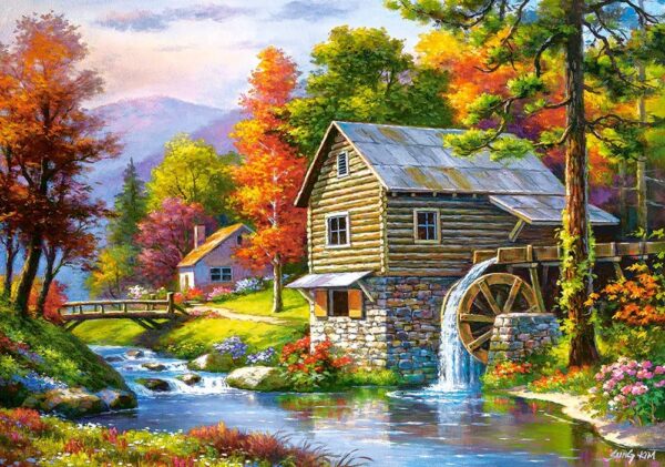 Old Sutter's Mill 500 Piece Puzzle Image