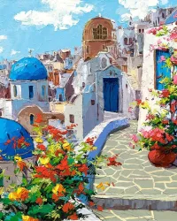 Santorini Greece- 2000 Piece Puzzle