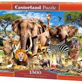 Savanna Animals 1500 Piece Puzzle Box