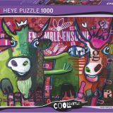 Puzzle - Striped Cows (1000pce)