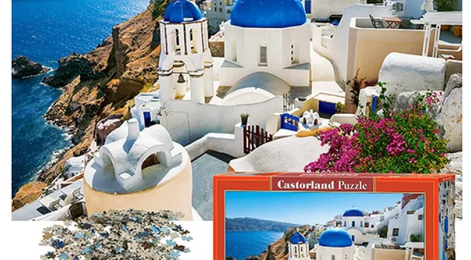 Summer in Santorini Castorland puzzle