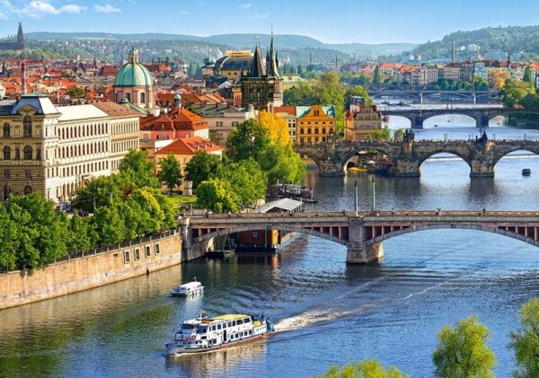 View of Bridges in Prague Image