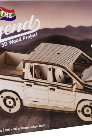 Wooden Legends 3D Bakkie