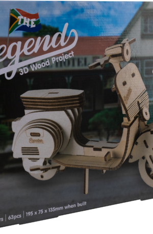 Wooden Legend 3D Scooter