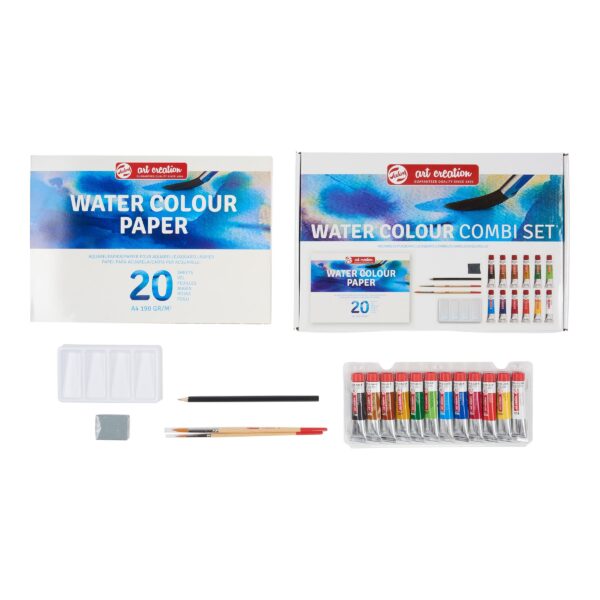 Watercolour Combi Set Box Contents