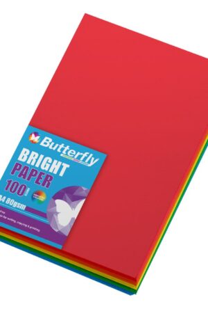 Butterfly Bright Paper 100n sheets pack