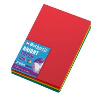Butterfly Bright Paper Pack 100 Sheets