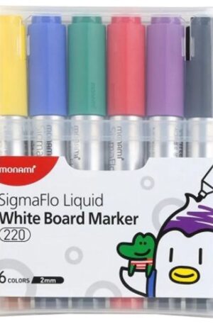 SigmaFlo Whiteboard marker 6 piece set