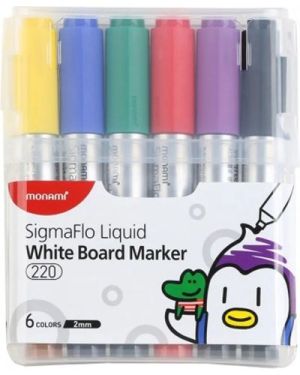 SigmaFlo Liquid Whiteboard Markers (6 piece set)