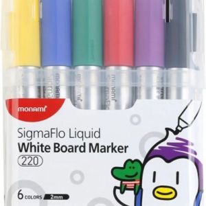 SigmaFlo Whiteboard marker 6 piece set