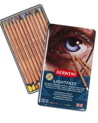 Derwent Lightfast Colouring Pencil Set – 12 Piece