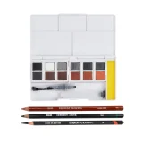 Derwent Shade and Tone Mixed Media Set unboxed