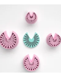Clay Cutter – Geometric Patterned Hoop EC183