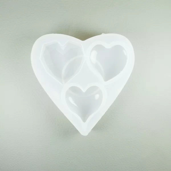 Heart Set Silicone Mould 521