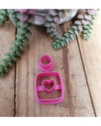 Clay Cutter – Heart Shape Bell Drop EC124