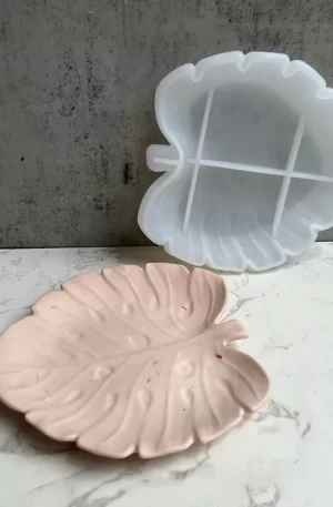 Leaf Dish 503 Silicone Mould Example