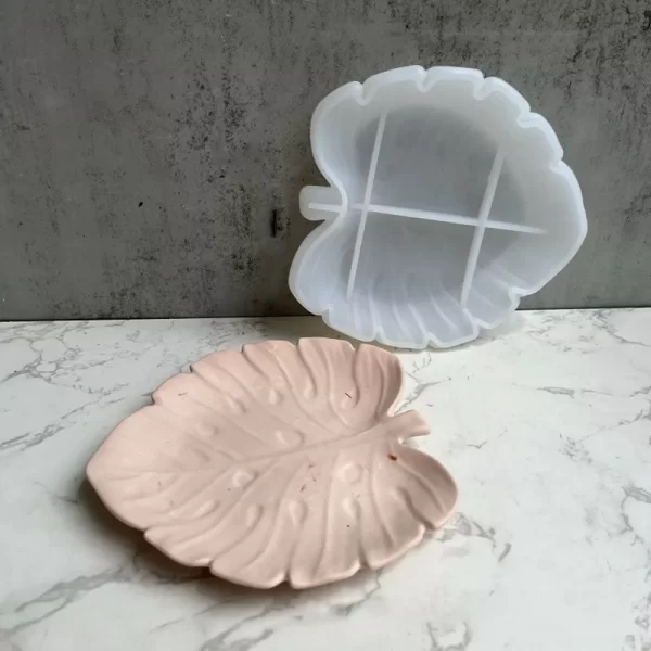 Leaf Dish 503 Silicone Mould Example
