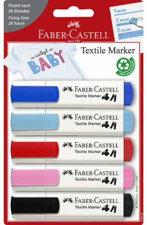 Textile Markers Baby Colours Faber Castell