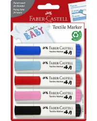 Textile Markers – Baby Colours (5pc) – Faber Castell