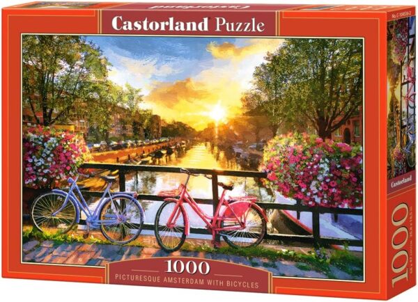 Amsterdam with Bicycles Puzzle Box