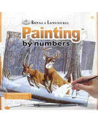 Large White Tails – Paint by Numbers