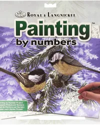 Pine Birds – Paint by Numbers